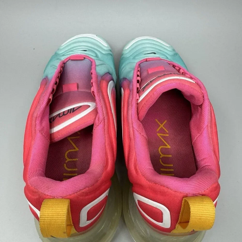 Nike Air Max 720 Shoes Womens Sz 6.5 Pink Blue Aqua Gradient CJ0567-300 Sneaker
